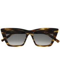Saint Laurent - Eyewear Mica Cat-Eye Sunglasses - Lyst