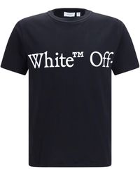 Off-White c/o Virgil Abloh - Bookish Scarf Logo-Print T-Shirt - Lyst