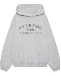 Anine Bing - Harvey Sweatshirt Paris Stencil - Lyst