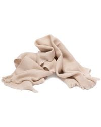 Brunello Cucinelli - Fringed-Edge Cashmere Scarf - Lyst