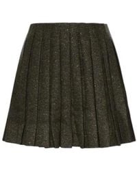 Dior - Pleated Mini Skirt - Lyst