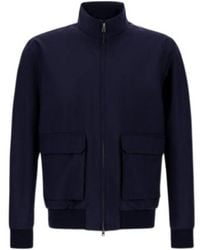 Herno - Long-Sleeved Zip-Up Jacket - Lyst