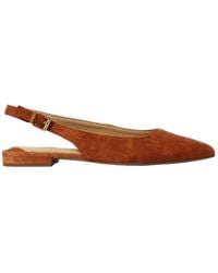 Ralph Lauren - Lauren Londyn Pointed Toe Slingback Flats - Lyst