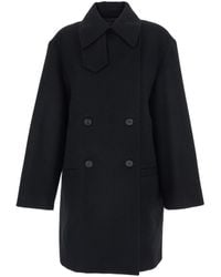 TOTEME - Totême Double-Breasted Long Coat - Lyst