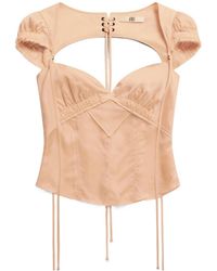 KNWLS - Lace-Up Top - Lyst