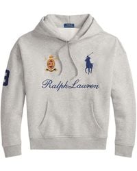 Polo Ralph Lauren - Logo-Embroidered Hoodie - Lyst