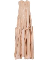 Maticevski - Beseech Draped Pleated Crepe And Satin Gown - Lyst