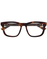 Gucci - Square Eyeglasses - Lyst