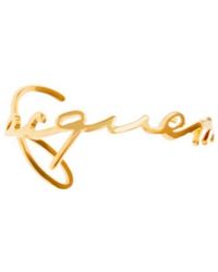 Jacquemus - Logo-Lettering Cuff Bracelet - Lyst