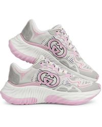 Gucci - Ripple Lace-Up Sneakers - Lyst