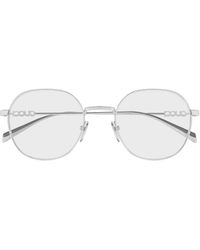 Gucci - Eyewear Round Frame Glasses - Lyst