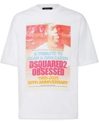 DSquared² - Logo-Printed Crewneck T-Shirt - Lyst
