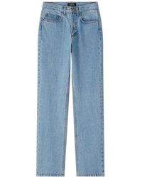 A.P.C. - Belt Loop Denim Trousers - Lyst