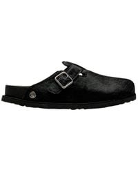Birkenstock - Boston Pony Hair Sandals - Lyst