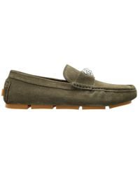 Versace - Medusa Plaque Slip-On Loafers - Lyst