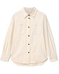 AllSaints - Stripe Olga Shirt - Lyst