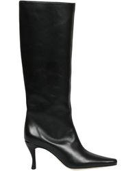 BY FAR - Pointed Knee-Length Boots - Lyst
