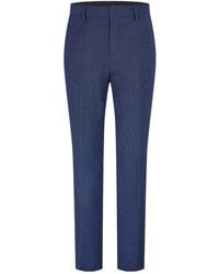 BOSS - Solid Color Casual Trousers - Lyst