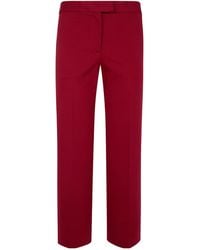 Liviana Conti - Pressed-Crease Straight-Leg Trousers - Lyst