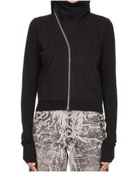 Rick Owens - Mountain Asymmetric-Zipped Top - Lyst