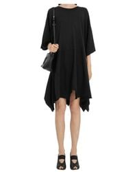 MM6 by Maison Margiela - Asymmetric Crewneck Dress - Lyst