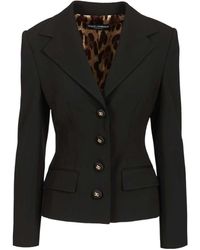 Dolce & Gabbana - Fitted Blazer - Lyst