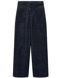Emporio Armani - Mid-Rise Wide-Leg Jeans - Lyst