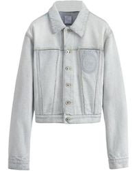 Dior - Short Denim Jacket - Lyst