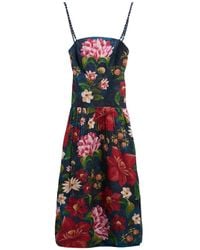 Barbour - Farm Rio Wild Flower Midi Dress - Lyst
