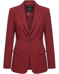 Pinko - Single-Breasted Peaked-Lapels Blazer - Lyst