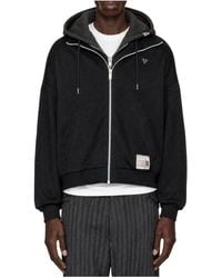Maison Mihara Yasuhiro - Logo-Patch Zip-Up Jacket - Lyst