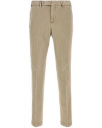 Pt Pantaloni - Cotton-Blend Trousers - Lyst