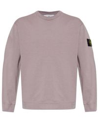 Stone Island - Regular Fit Crewneck Sweatshirt - Lyst