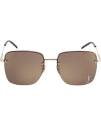Saint Laurent - Eyewear Square Frame Sunglasses - Lyst