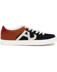 Armani Jeans - Stitching Detail Casual Sneakers - Lyst