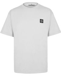 Stone Island - Logo Patch T-Shirt - Lyst