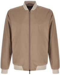 Herno - Zip-Up Bomber Jacket - Lyst