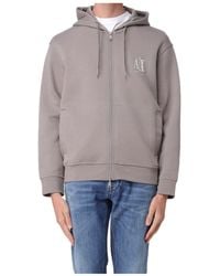 ARMANI EXCHANGE - Logo Hoodie - Lyst