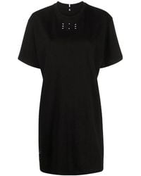 McQ - Logo Print T-Shirt Dress - Lyst