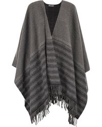 Peserico - Lurex Fringe Cape - Lyst