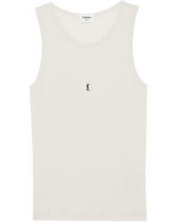 Saint Laurent - Tank Top - Lyst