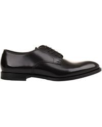 Doucal's - Almond Toe Derby Shoes - Lyst