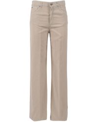 Dondup - High Waist Wide Leg Jeans - Lyst