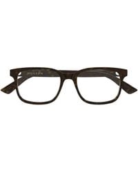 McQueen - Eyewear Square Frame Glasses - Lyst