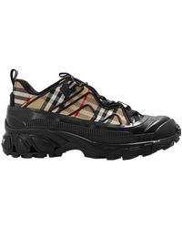 Burberry - Arthur Vintage Check Sneakers - Lyst