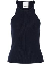 Allude - Ribbed Wool And Cashmere-Blend Top - Lyst