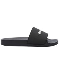 Palm Angels - Logo Embossed Slippers - Lyst