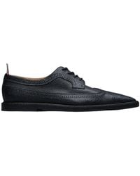 Thom Browne - Pointed -Toe Leather Brogues - Lyst