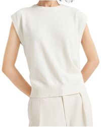Brunello Cucinelli - Monili-Detail Vest - Lyst