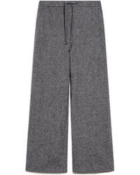 Max Mara - 'S Mina Drawstring Mid-Rise Cropped Trousers - Lyst